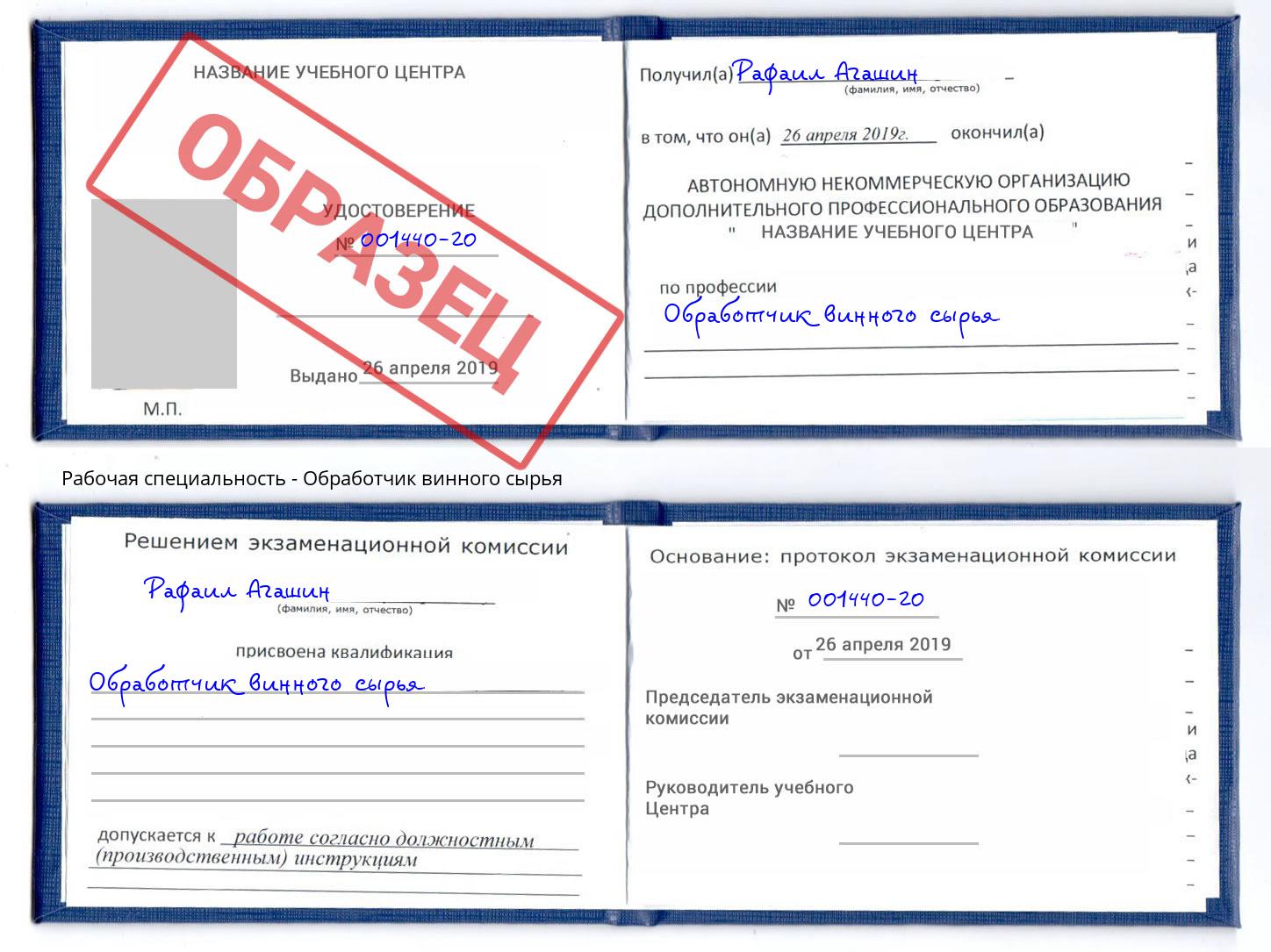 Обработчик винного сырья Карабулак